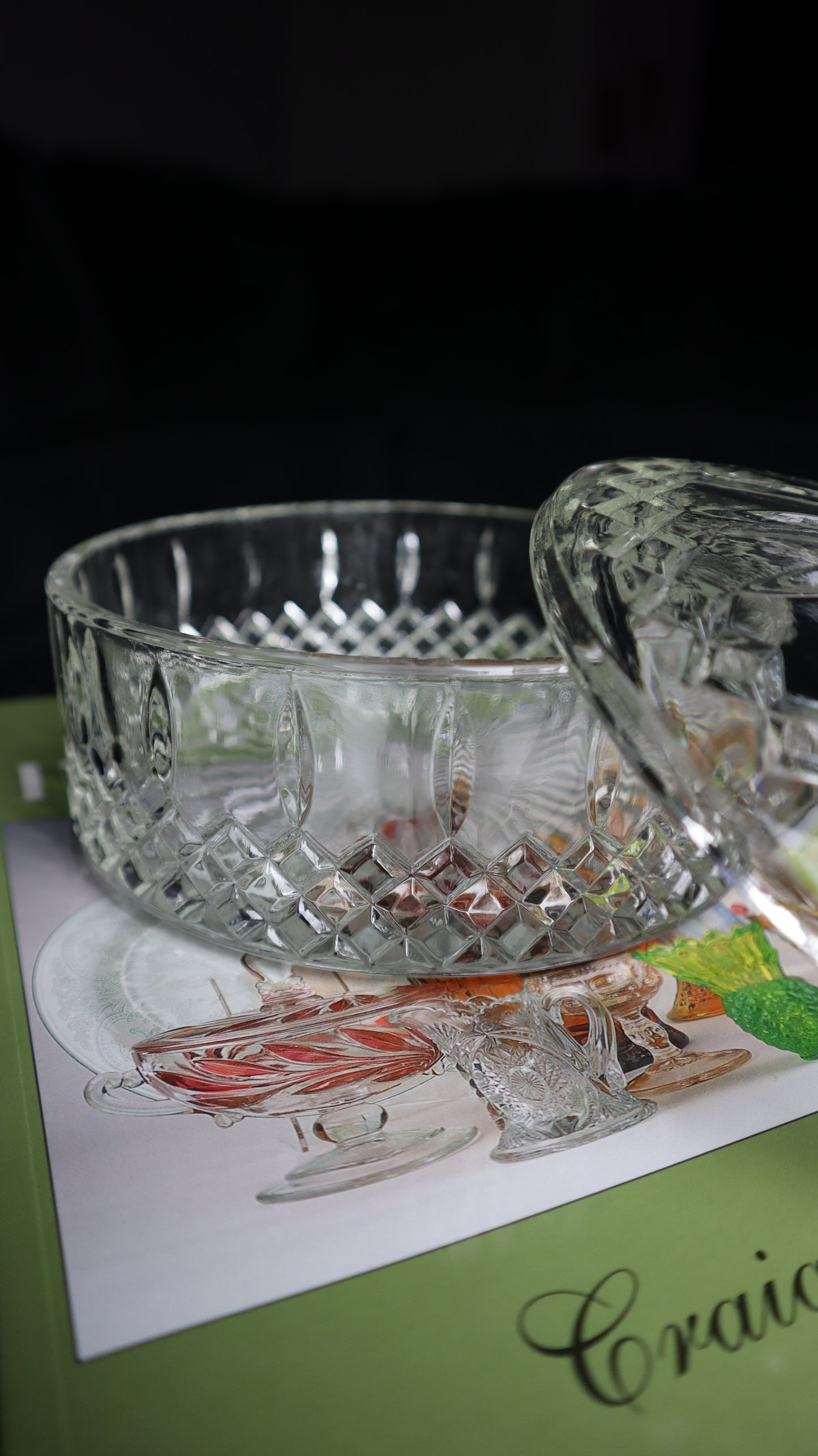 Indiana Princess Clear Glass Candy Dish Candle