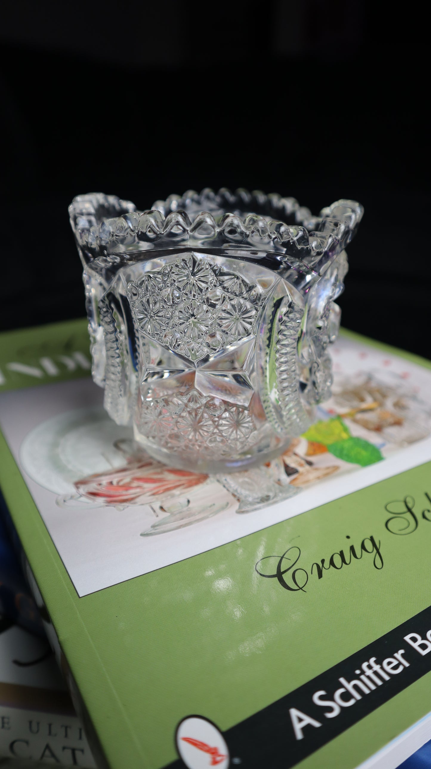 Imperial Glass Octagon Dish Candle