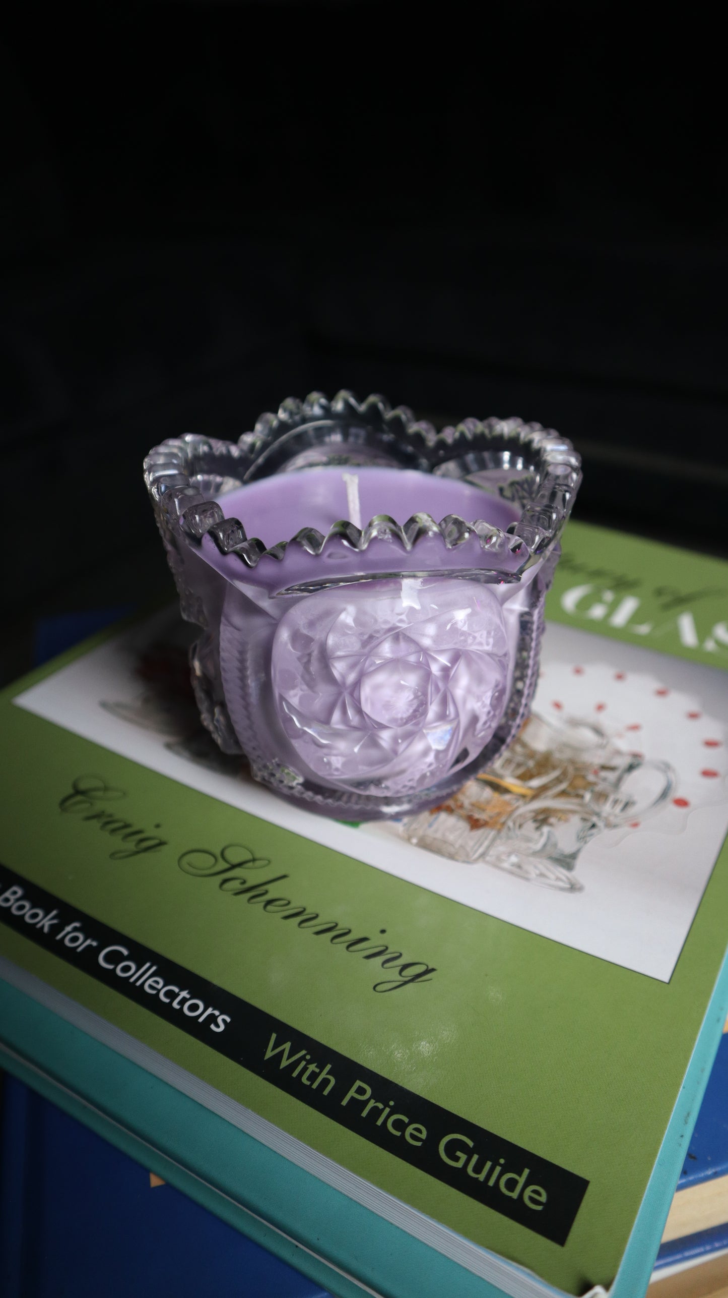Imperial Glass Octagon Dish Candle