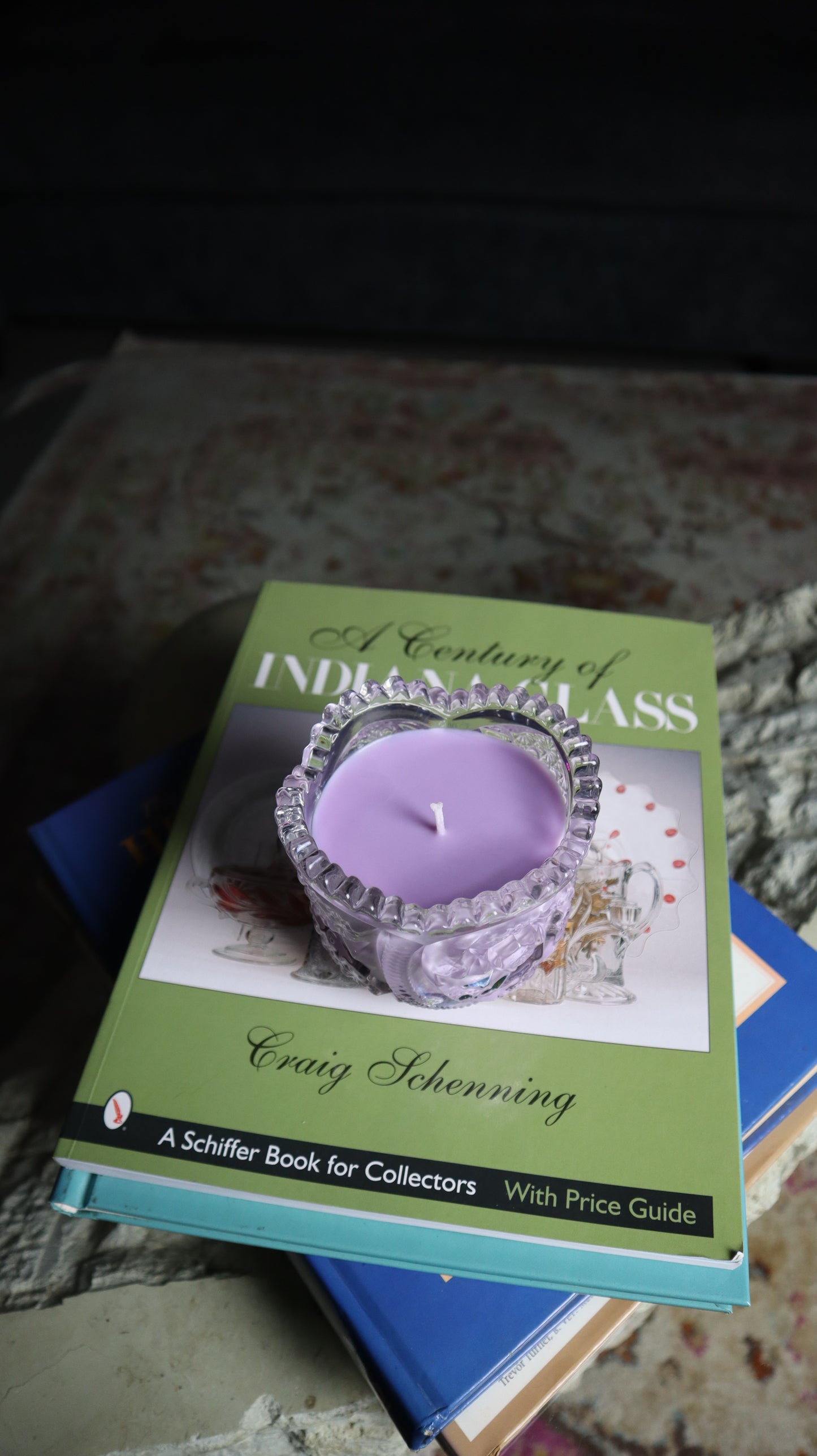 Imperial Glass Octagon Dish Candle