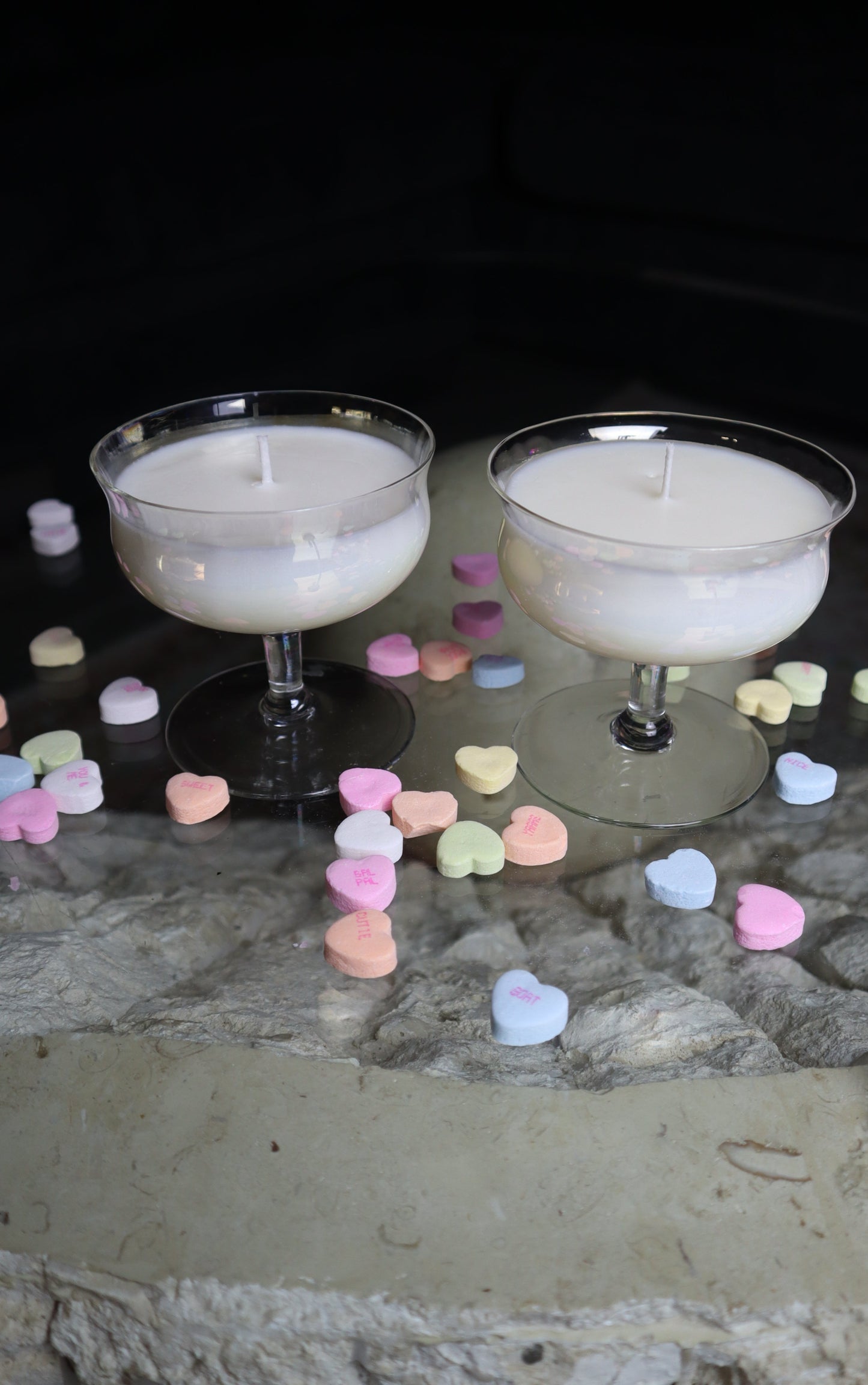 Iridescent Coupe Cocktail Glass Set of 2