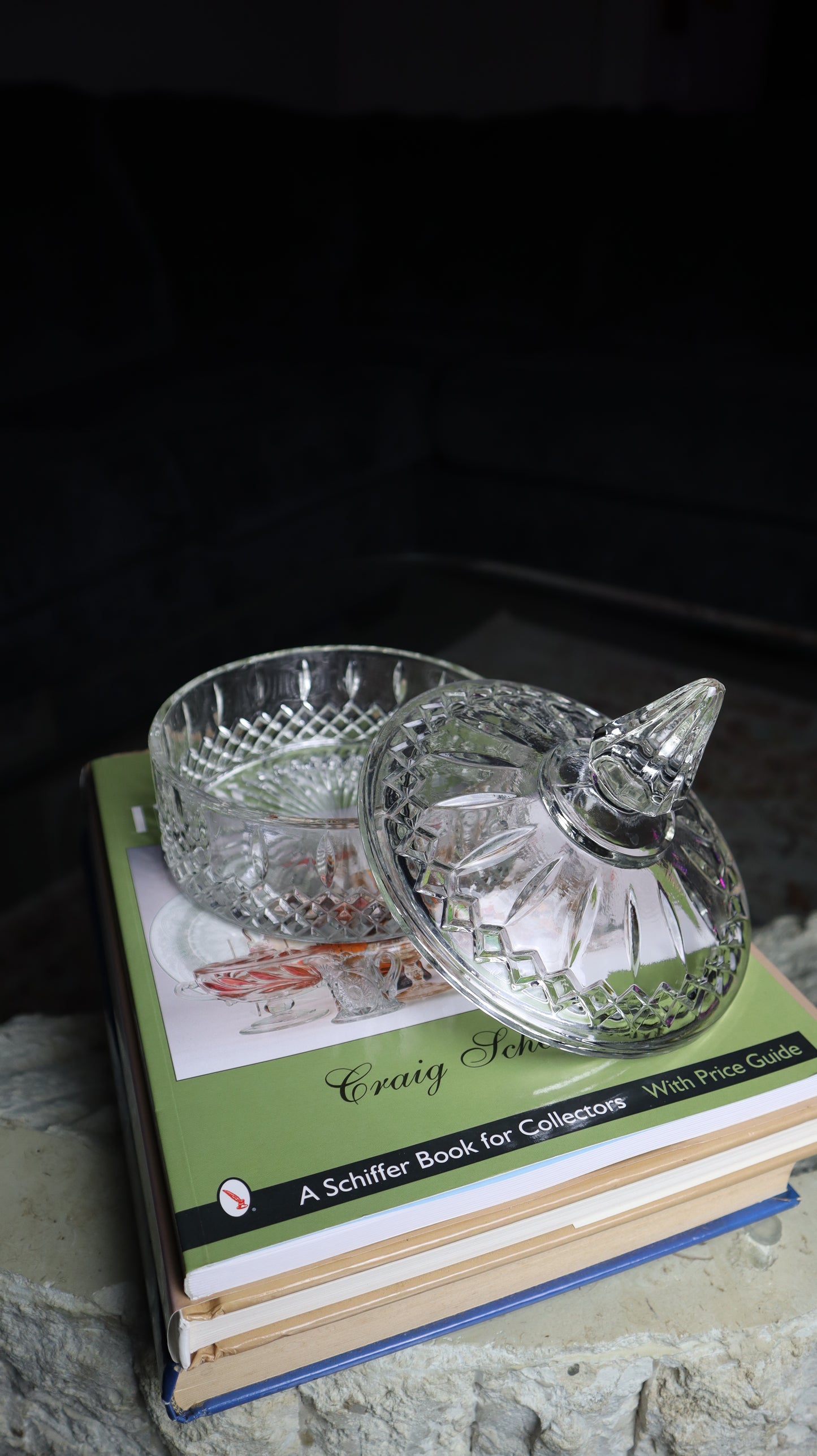 Indiana Princess Clear Glass Candy Dish Candle